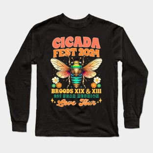 Cicada fest 2024 Brood xix Long Sleeve T-Shirt